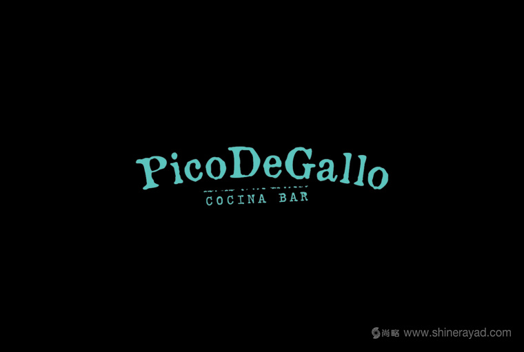 Pico De Gallo墨西哥餐廳餐飲品牌VI形象設計-標志設計 Pico De Gallo墨西哥餐廳餐飲品牌VI形象設計-標志設計
