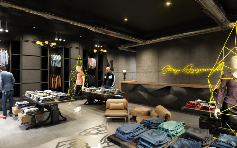 Strigo服飾品牌形象全案設計-店鋪SI設計-內(nèi)部商業(yè)空間設計