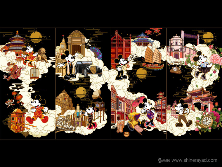 Disney迪斯尼“民國范”月餅產品創意剖析與包裝插畫設計欣賞29 Disney迪斯尼“民國范”月餅產品創意剖析與包裝插畫設計欣賞29