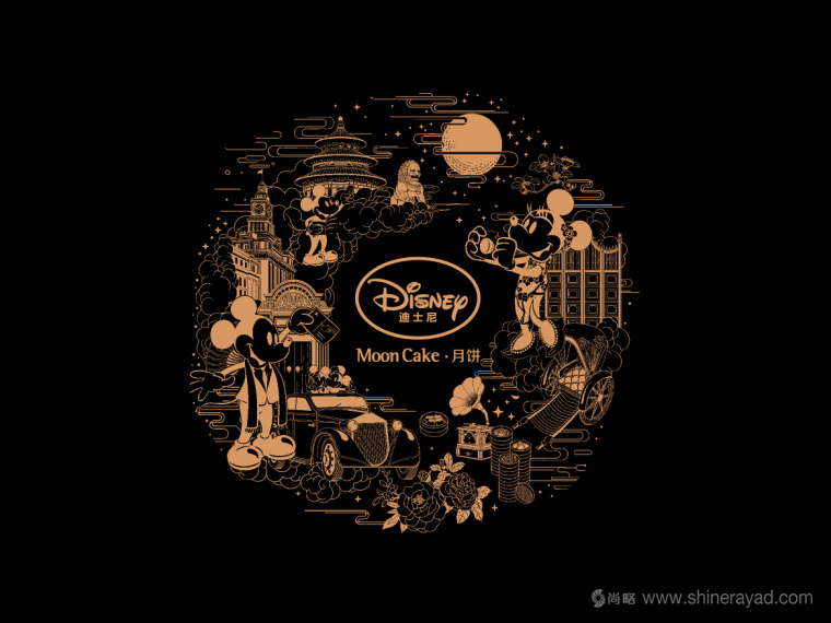 Disney迪斯尼“民國范”月餅產品創意剖析與包裝插畫設計欣賞2 Disney迪斯尼“民國范”月餅產品創意剖析與包裝插畫設計欣賞2