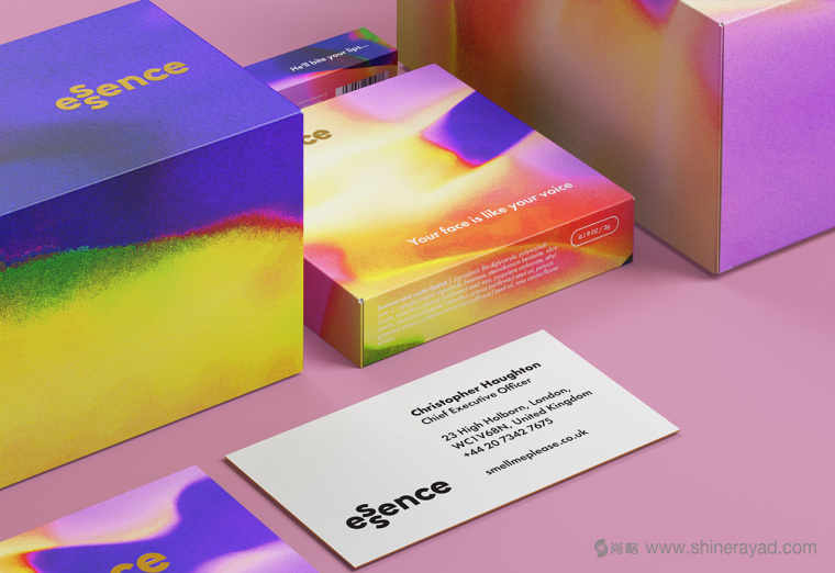 英國化妝品香水品牌Essence水彩風(fēng)品牌形象設(shè)計與VI設(shè)計4