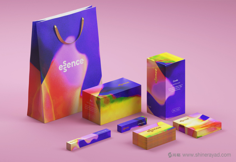 英國化妝品香水品牌Essence品牌水彩風(fēng)包裝設(shè)計欣賞8