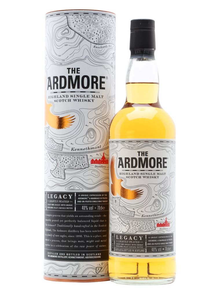 Ardmore 地圖插畫風(fēng)格高端威士忌白酒包裝設(shè)計(jì)1