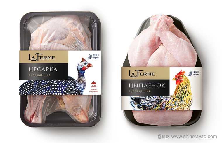 La Ferme冷凍雞肉包裝設計