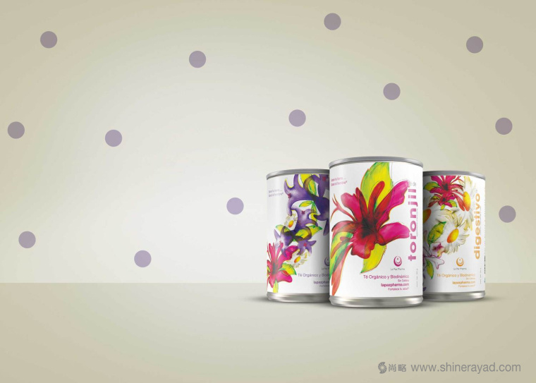 水彩花卉插畫(huà)風(fēng)格花草茶葉鋁罐花茶包裝設(shè)計(jì)-上海包裝設(shè)計(jì)公司國(guó)外包裝欣賞2