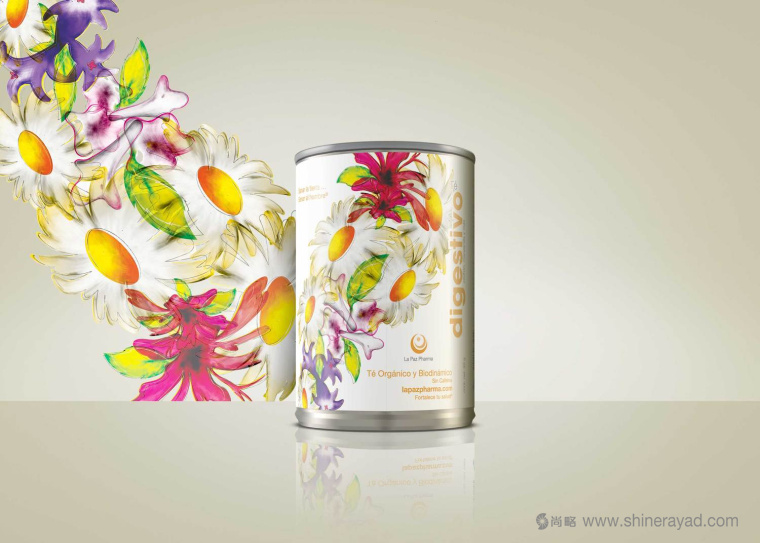 水彩花卉插畫(huà)風(fēng)格花草茶葉鋁罐花茶包裝設(shè)計(jì)-上海包裝設(shè)計(jì)公司國(guó)外包裝欣賞3