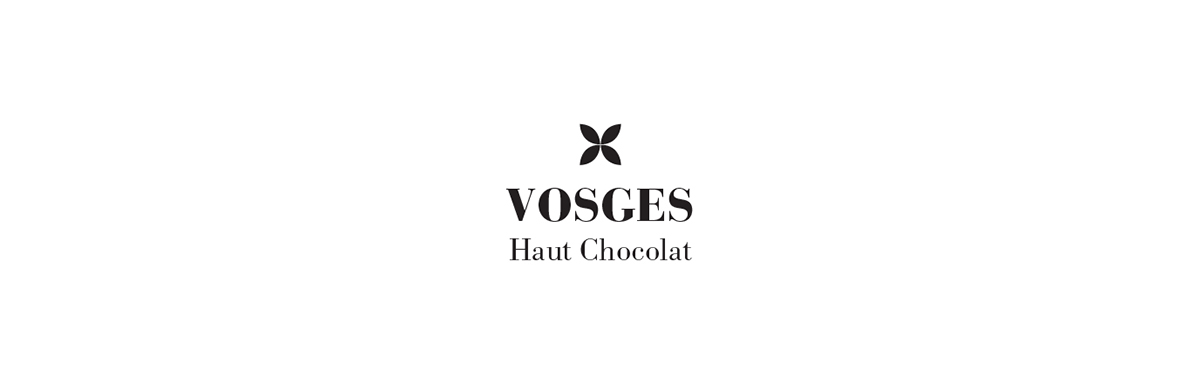 Vosges 松露巧克力花朵標(biāo)志設(shè)計(jì)