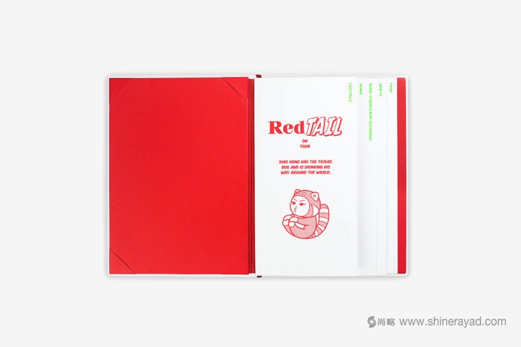 Red Tail 紅尾酒吧logo設計、吉祥物設計、VI設計、品牌形象設計-上海品牌設計公司