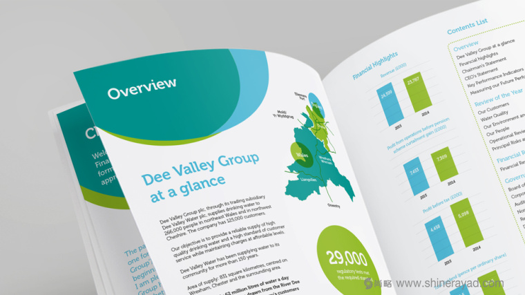 Dee Valley Wate 水企業(yè)年度報(bào)告畫冊(cè)設(shè)計(jì)-上海畫冊(cè)設(shè)計(jì)公司