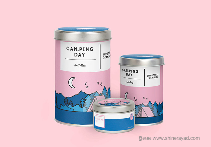 上海包裝設(shè)計(jì)公司分享Mystery Can 夏季系列蠟燭包裝設(shè)計(jì)插畫(huà)設(shè)計(jì)靈感
