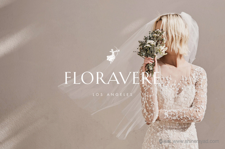 時尚婚禮婚紗奢侈品牌Floravere品牌視覺形象設計-logo設計-上海品牌設計公司