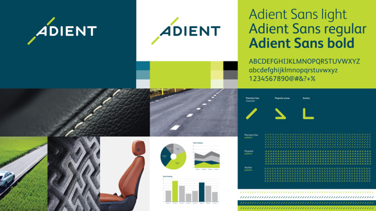 全球汽車座椅零件系統領導品牌Adient品牌形象重塑-logo設計示意-上海logo設計公司 全球汽車座椅零件系統領導品牌Adient品牌形象重塑-logo設計示意-上海logo設計公司