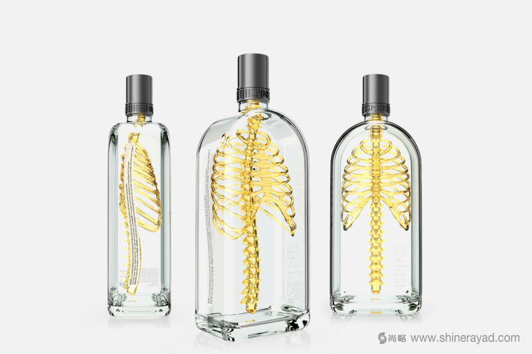Spine Vodka 脊柱伏特加-9個出奇制勝的瘋狂創意包裝設計欣賞-上海包裝設計公司