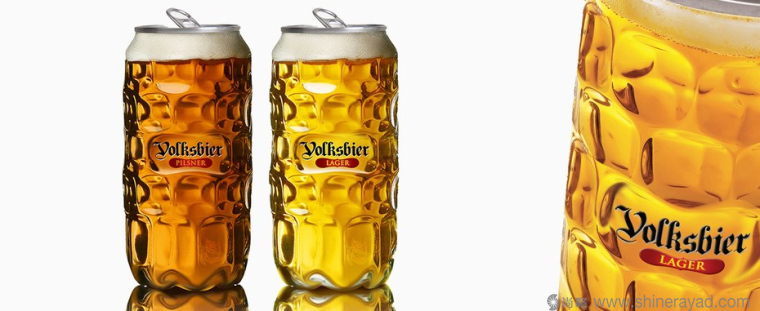 Volksbier 啤酒模仿人臉篇創意包裝設計-上海包裝設計公司 Volksbier 啤酒模仿人臉篇創意包裝設計-上海包裝設計公司