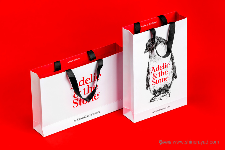 Adelie & the Stone 購物中心節日品牌形象設計與插畫禮品包裝設計
