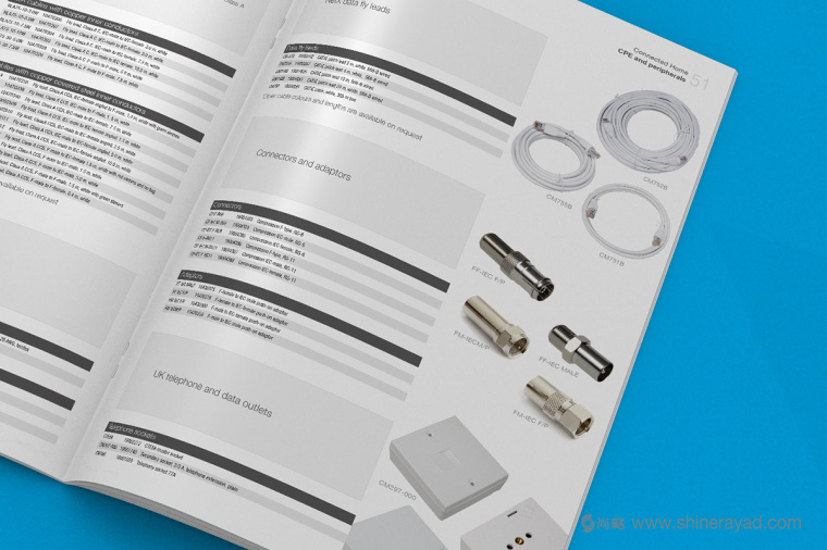 上海畫冊設計公司設計鑒賞Technetix 技術通信公司品牌產品宣傳畫冊設計2