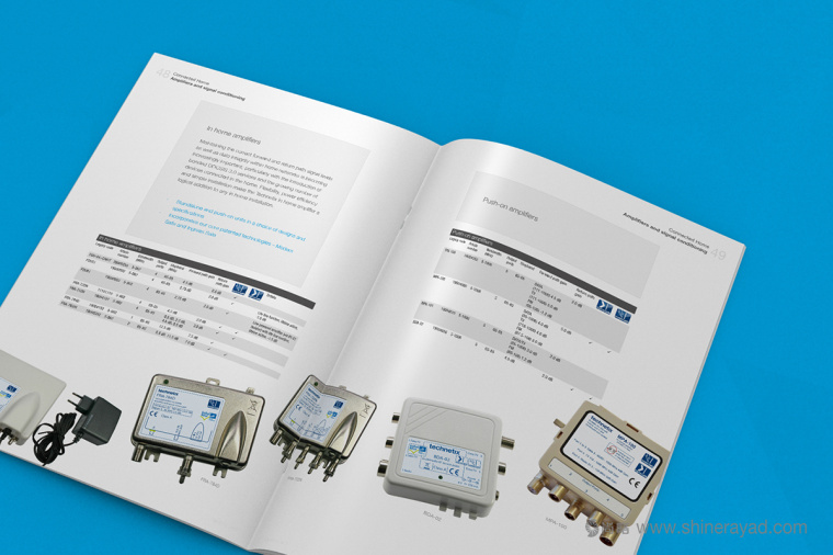 上海畫冊設計公司設計鑒賞Technetix 技術通信公司品牌產品宣傳畫冊設計3