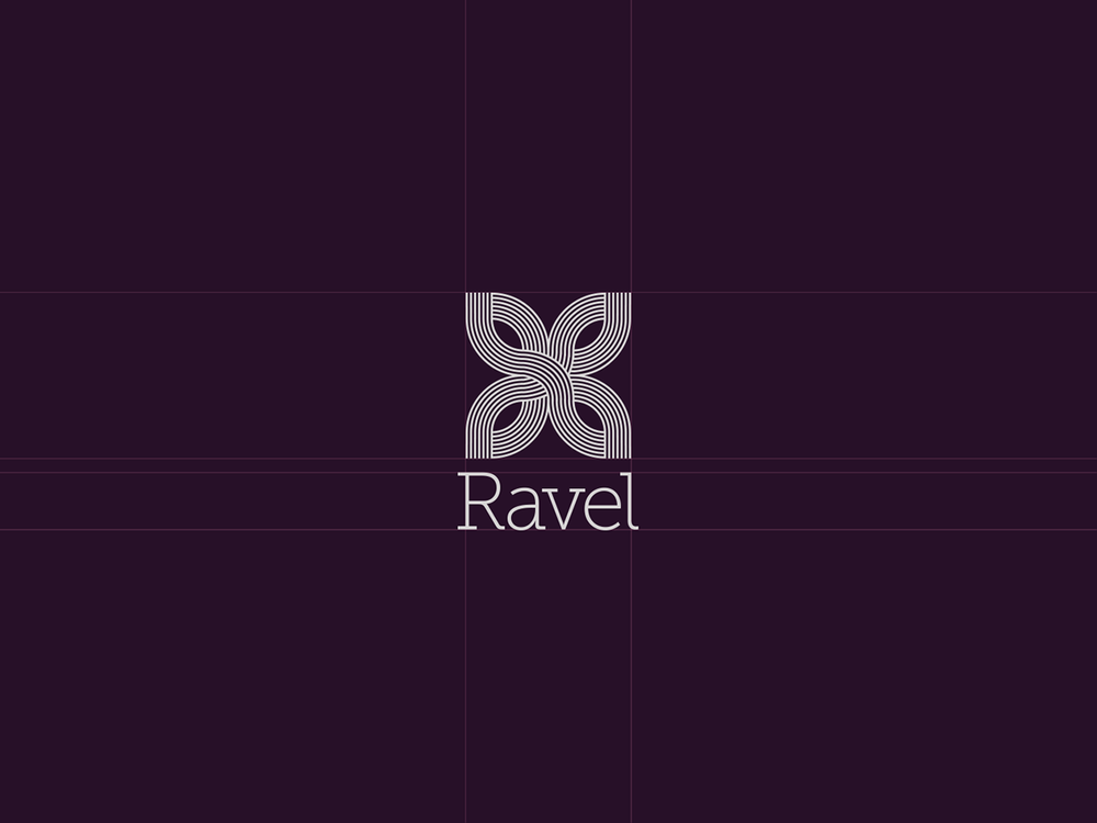 幾何線條圖形風(fēng)格 RAVEL葡萄酒品牌商標(biāo)設(shè)計(jì)-上海商標(biāo)設(shè)計(jì)公司1