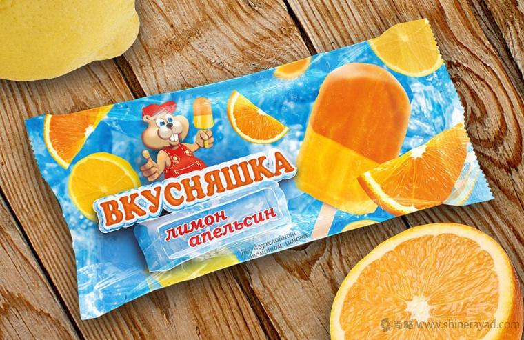 上海包裝設計公司欣賞：Вкусняшка 兒童冰棍產品包裝設計2