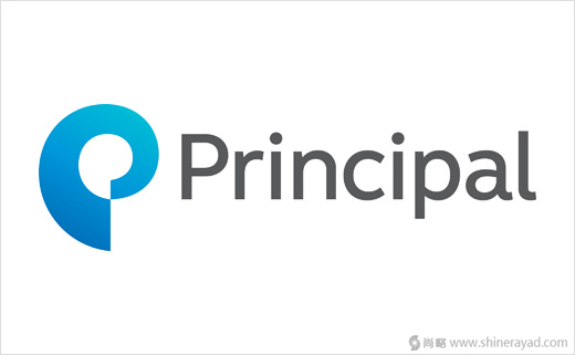 上海LOGO設計公司設計賞析：Principal 金融服務公司雙P字母LOGO設計2