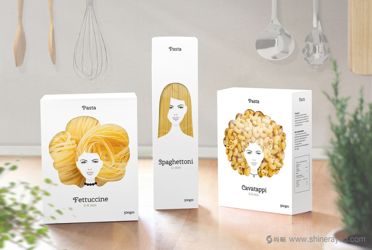 上海食品包裝設計公司創意包裝欣賞：Pasta 面食面條包裝設計1