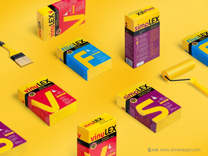 上海工業(yè)品包裝設(shè)計公司：BOSTIK公司粘合劑密封劑與無紡布壁紙包裝設(shè)計7