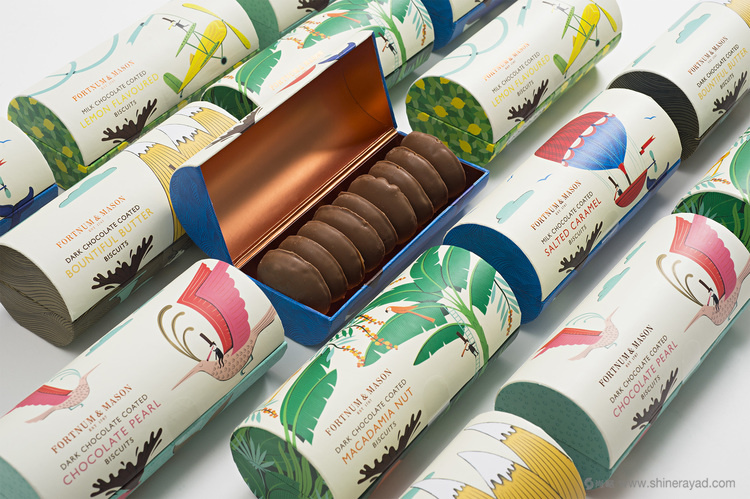 FORTNUM & MASON 巧克力包裝設(shè)計(jì)插畫(huà)設(shè)計(jì)-上海包裝設(shè)計(jì)公司食品設(shè)計(jì)鑒賞1