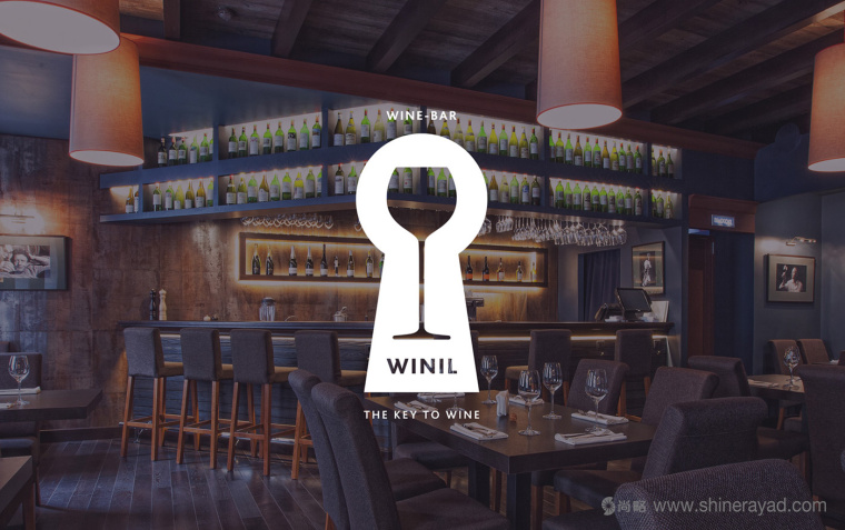 上海logo設(shè)計佳作收集：Winil 葡萄酒酒吧logo設(shè)計1