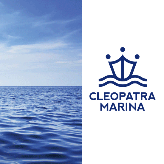 CLEOPATRA MARINA 埃及艷后碼頭logo設計-上海logo設計公司分享品鑒2