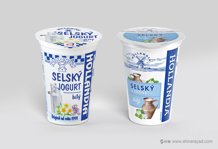 HOLLANDIA 酸奶品牌形象更新設(shè)計（logo設(shè)計包裝設(shè)計）-上海品牌設(shè)計公司欣賞2