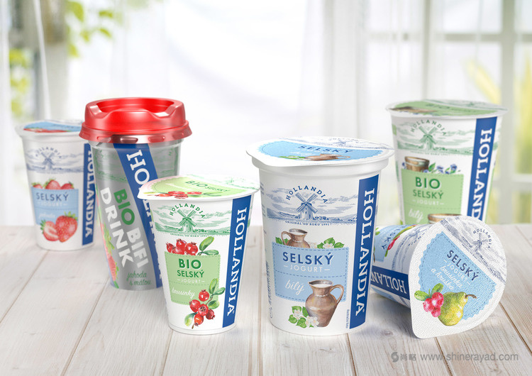 HOLLANDIA 酸奶品牌形象更新設(shè)計（logo設(shè)計包裝設(shè)計）-上海品牌設(shè)計公司欣賞3
