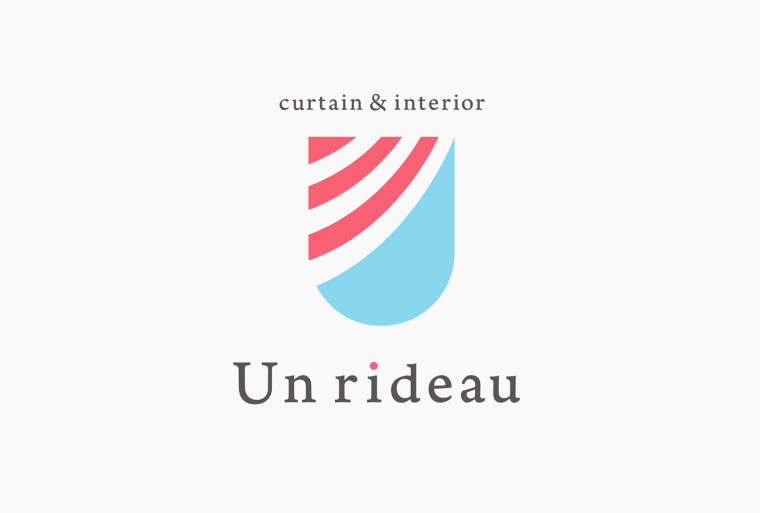 Unrideau 窗簾布衣家居logo設計VI設計-上海logo設計公司2
