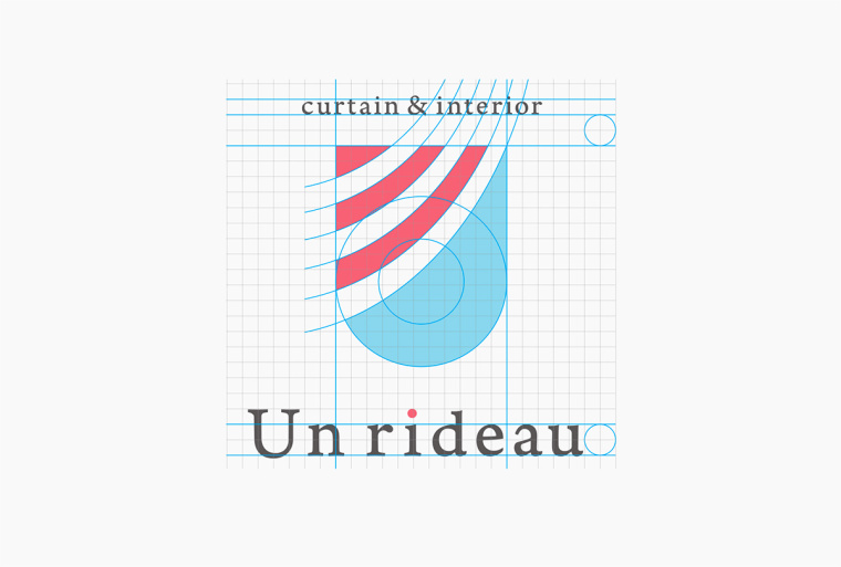 Unrideau 窗簾布衣家居logo設計VI設計-上海logo設計公司3