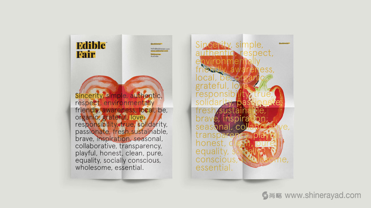 EdibleFair 有機農產品品牌形象設計-上海品牌設計公司1 EdibleFair 有機農產品品牌形象設計-上海品牌設計公司1