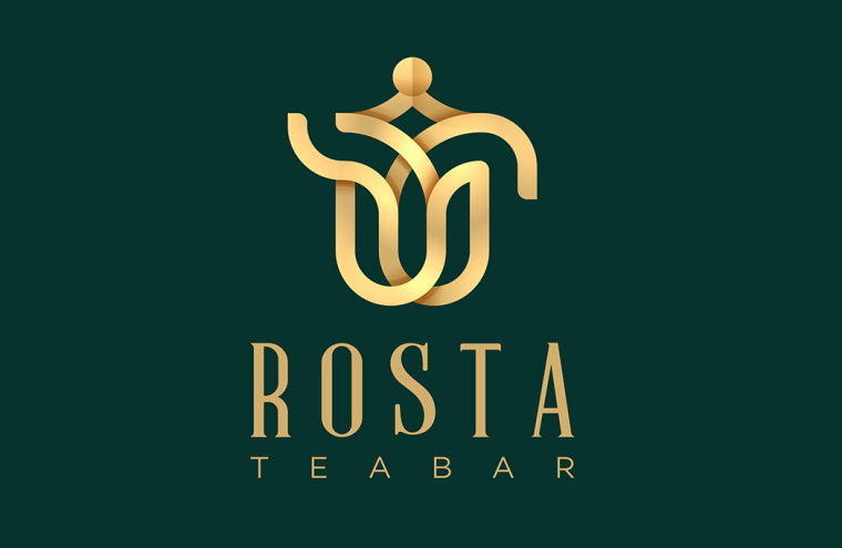 ROSTA品牌茶壺造型茶葉logo設計-上海logo設計公司設計欣賞1