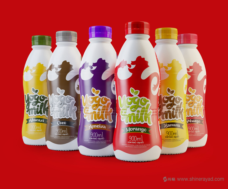 Yogo Milk 自然發(fā)酵酸奶包裝設(shè)計(jì)欣賞-上海包裝設(shè)計(jì)公司5