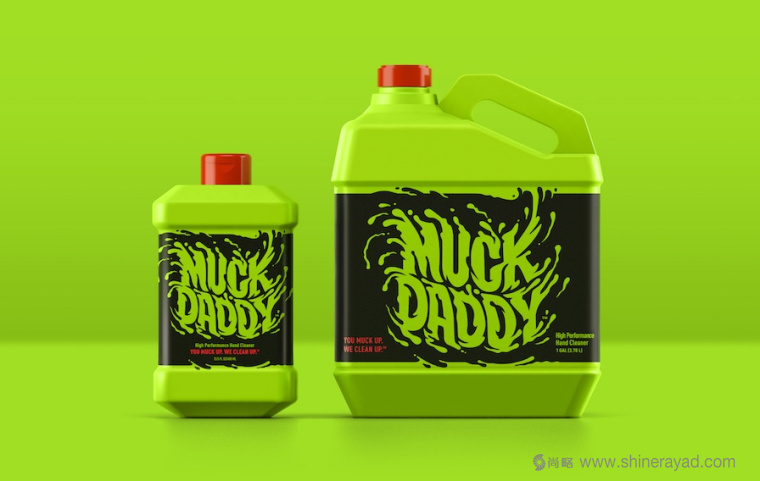 MUCK DADDY 汽車清潔劑汽車用品包裝設(shè)計(jì)3