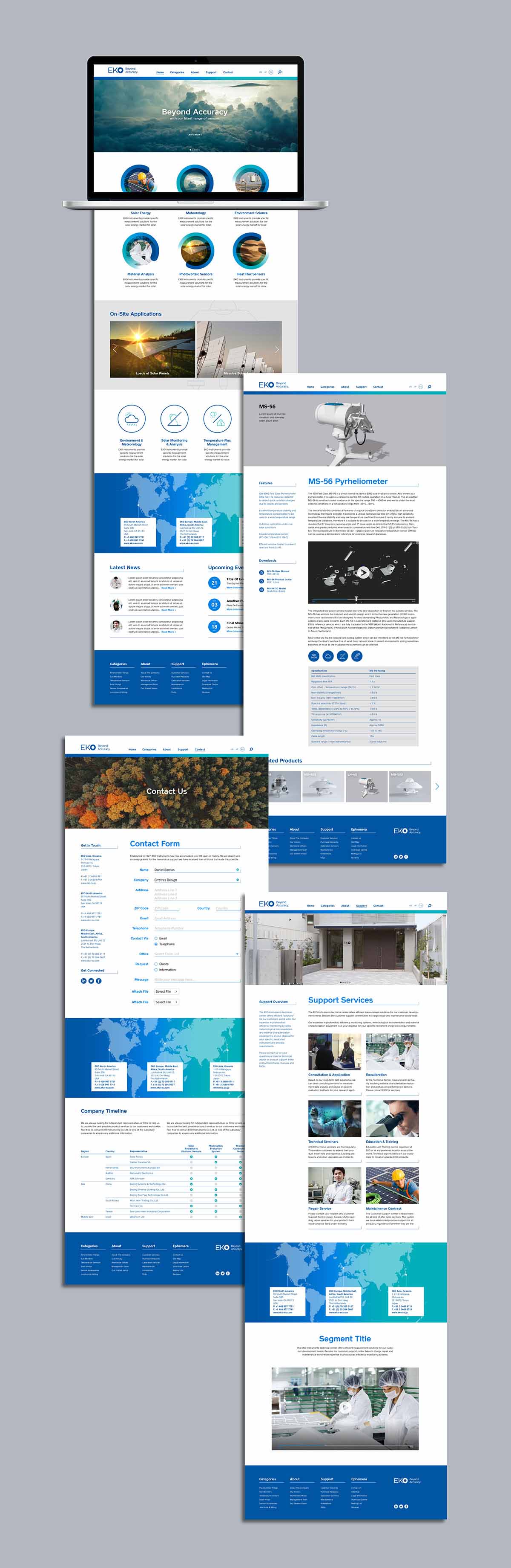 EKO 科技公司品牌視覺形象設計-網站設計-上海品牌設計公司