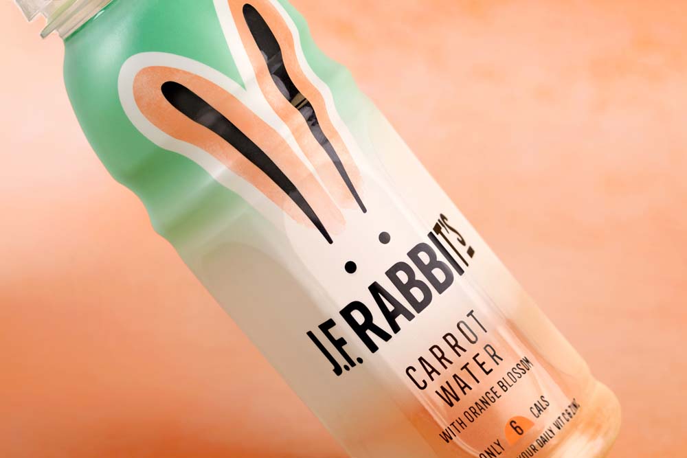 可愛俏皮的J.F. Rabbit''''''''''''''''s植物蔬菜飲料包裝設計