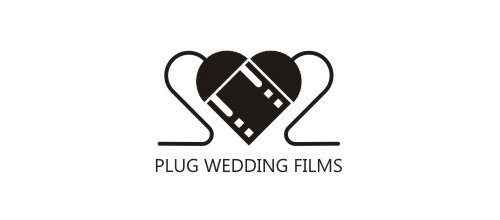 表達愛情愛心的心形logo設計-插入婚禮電影