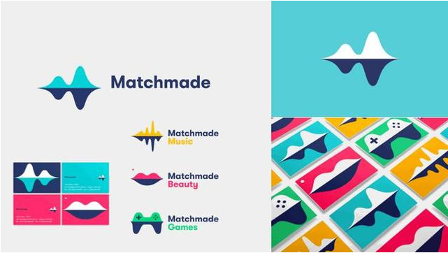 多形態(tài)標(biāo)志logo-Matchmade（智能算法平臺(tái)）logo設(shè)計(jì)