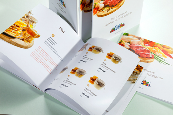 Vse svoe 農(nóng)場健康食材產(chǎn)品宣傳畫冊設(shè)計