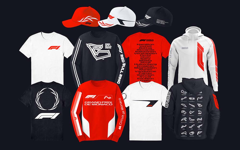 F1更換新標志，新標志設計展現賽車場彎道形象