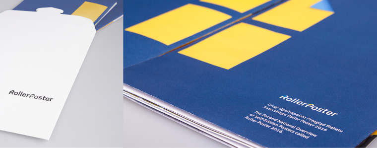 為波蘭海報展設計展做的多重化用途的展會海報及宣傳冊