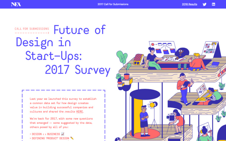 2018年激動人心的平面設計趨勢-自定義圖形藝術和插圖