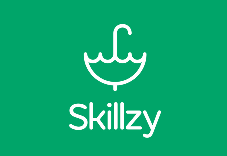 上海標(biāo)志設(shè)計(jì)公司-Skillzy在線教育平臺(tái)倒傘標(biāo)志設(shè)計(jì)