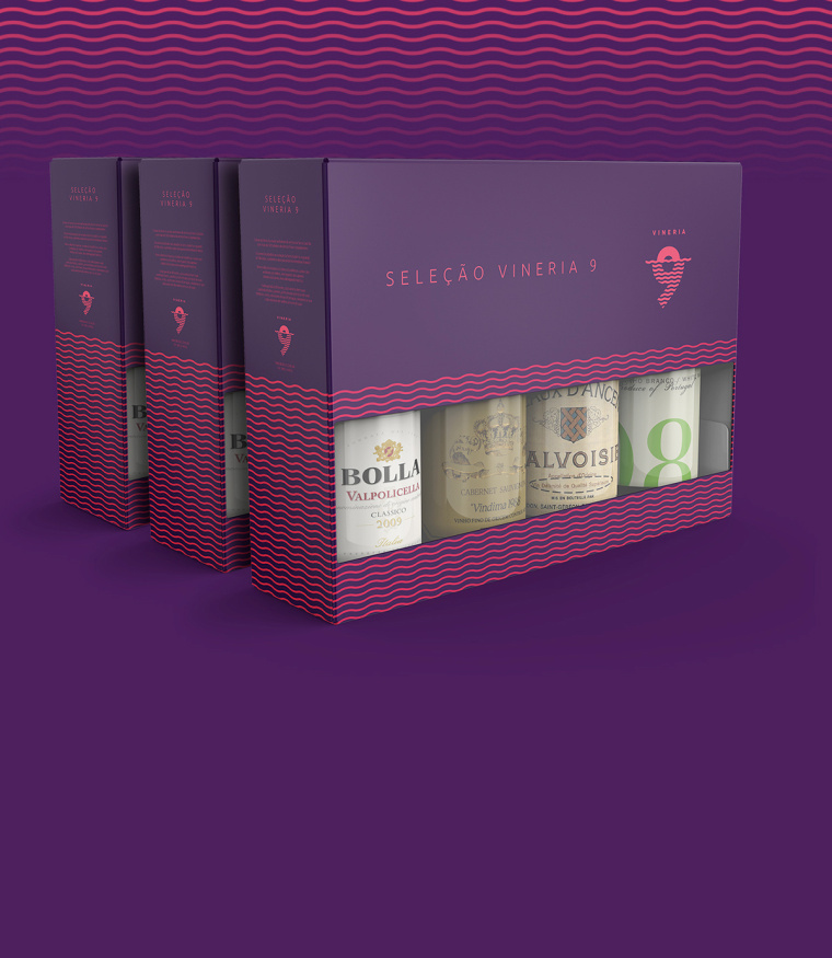 Vinery 9 葡萄園紅酒電商網(wǎng)站數(shù)字9logo設計/VI設計/品牌視覺識別設計