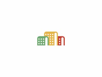 城市圖書建筑logo設(shè)計