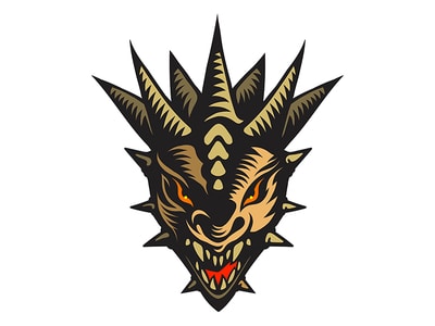 兇猛龍的logo設計