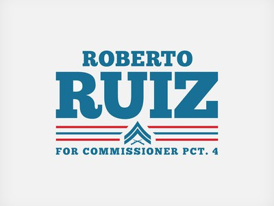 上海logo設計公司欣賞：軍事標志加字母的競選選舉logo設計